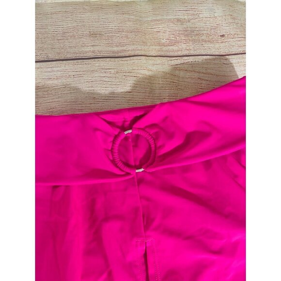 Lane Bryant Women's Hot Pink Swim Skirtini - 28 - Picture 2 of 10